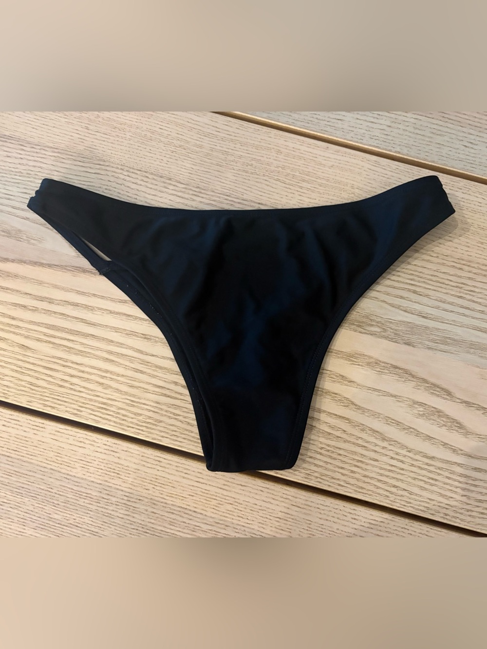 Express Size S Classic Black Bikini Bottom . Waist double strap cutout